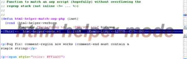 HTML Helper Mode