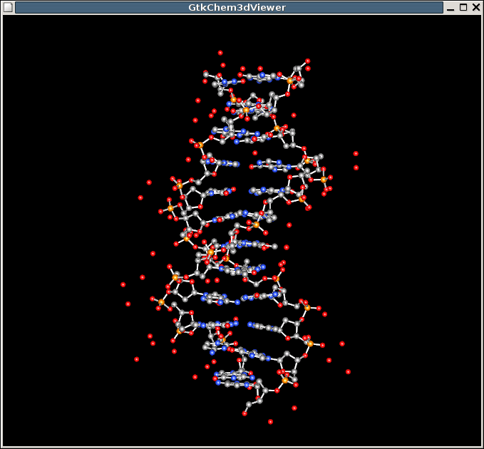 Other view of the GtkChem3DViewer Widget