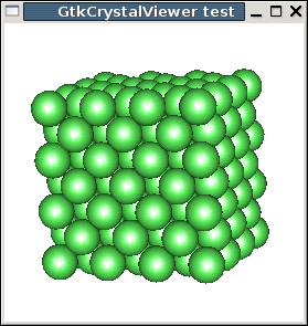 The GtkCrystalViewer Widget